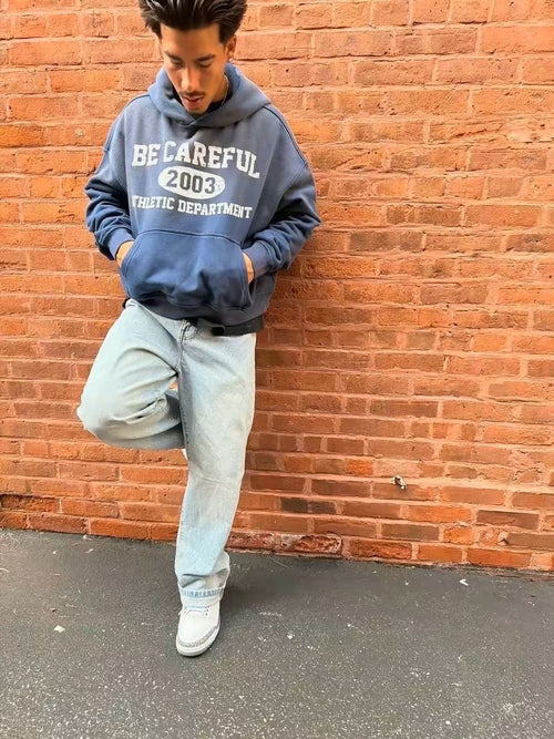 Former Athlete Hoodie(WashedBlue)